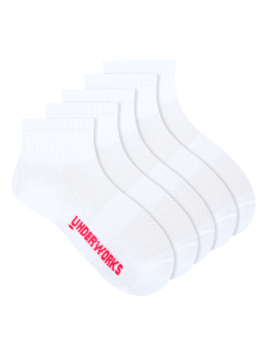 Kids Lightweight Quarter Crew Socks 5 Pack