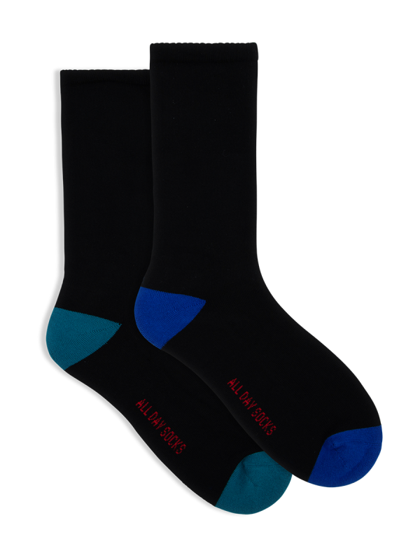 Men's All Day Socks Cotton Rich Cushion Crew 2 Pack