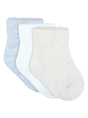 Baby Fully Cushioned Stay On Crew 3 Pack