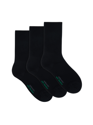Black Ankle Sports Women's Bamboo Socks - 3 Pack