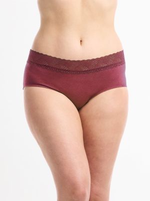 Women's Smoothlines Lace Midi Briefs 2 Pack